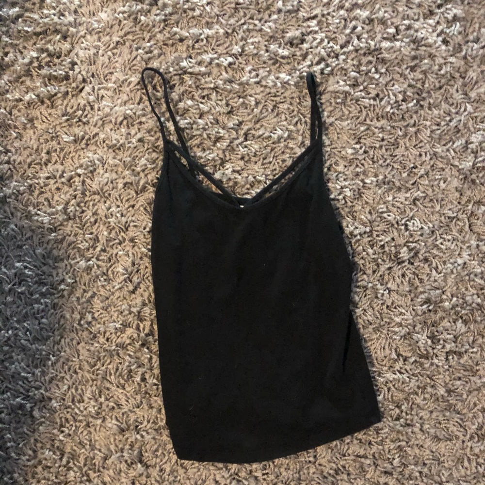 black tank top